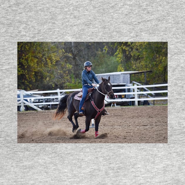 Barrel Racing by theartsyeq